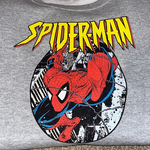 Marvel Spider-Man Gray Cotton-Blend Apparel - Picture 2 of 5